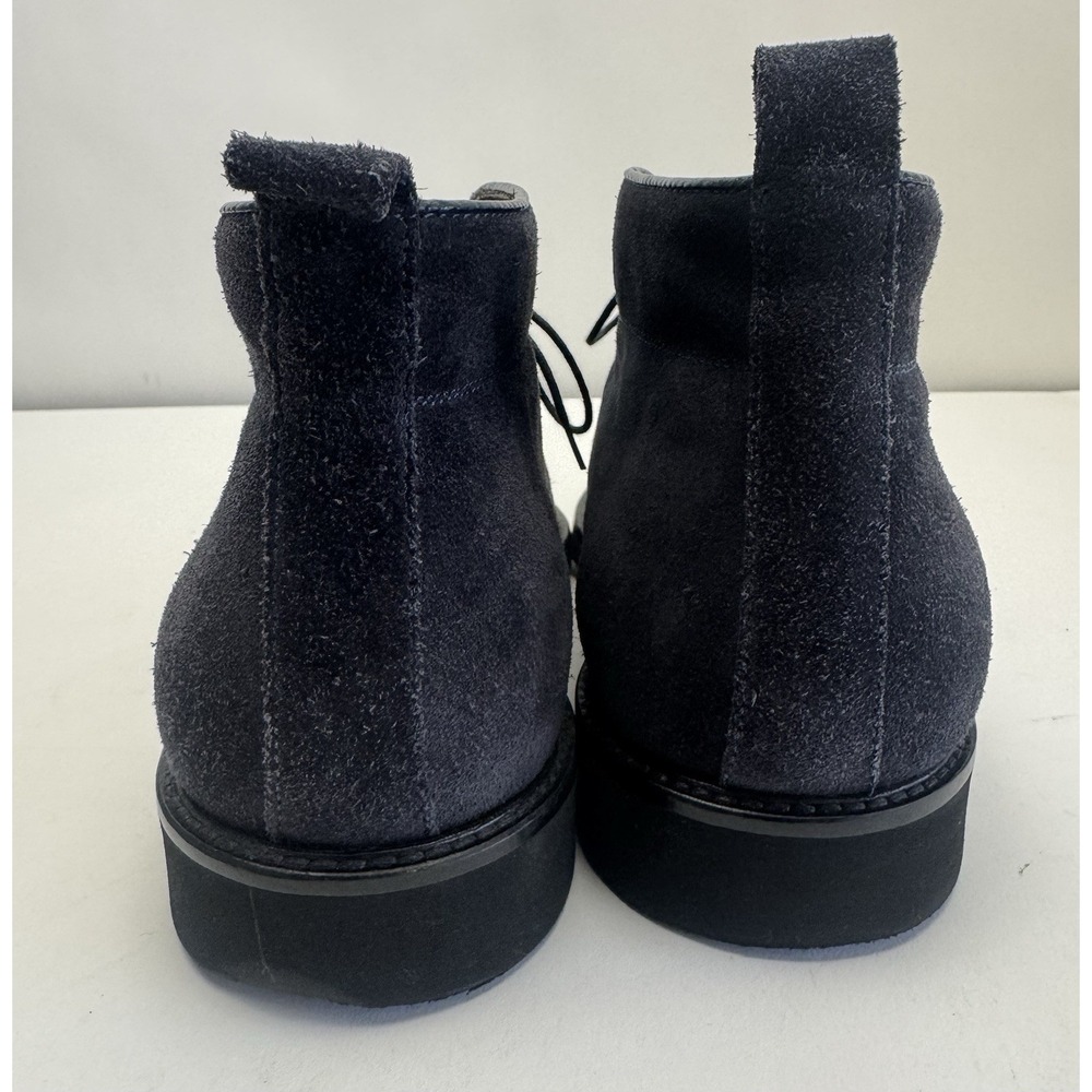 BRUNO MAGLI Blue Suede Leather Chukka Boots Made In Italy EUC Size 12 READ!! - Picture 7 of 15